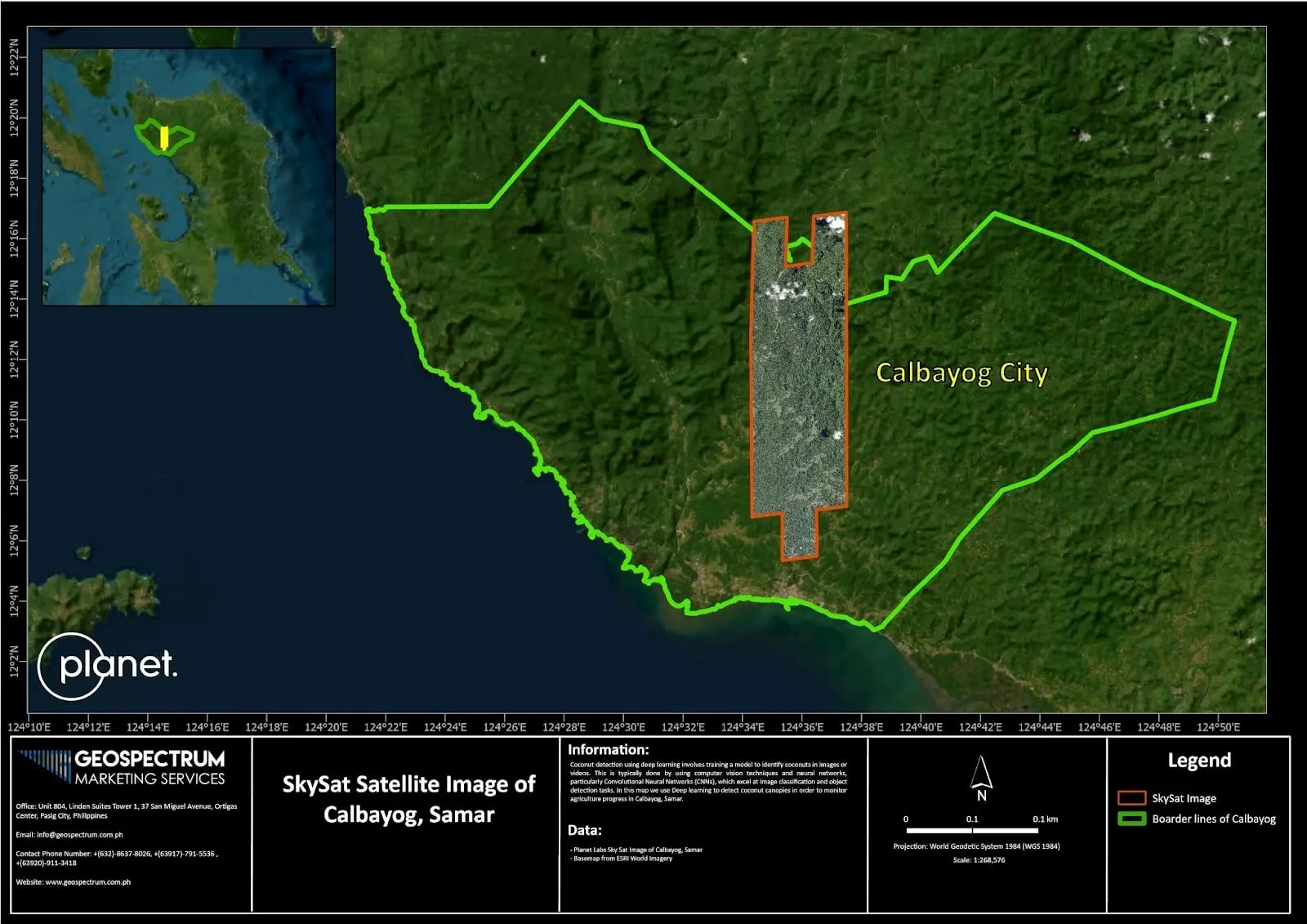 SkySat Image of Calbayog Samar